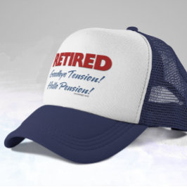 退職した：さよならテンションHello Pension! キャップ