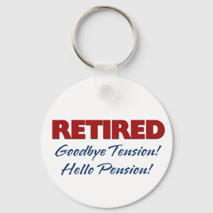 退職した:さよならテンションHello Pension! キーホルダー