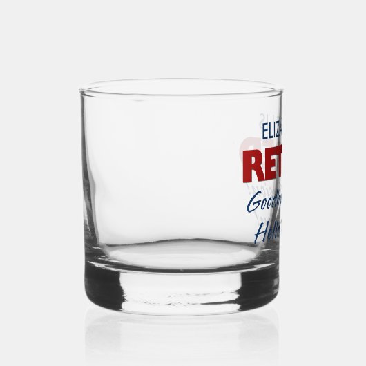 退職した:さよならテンションHello Pension Name ウイスキーグラス (右)