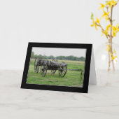 "退職した" カード (黄色い花)