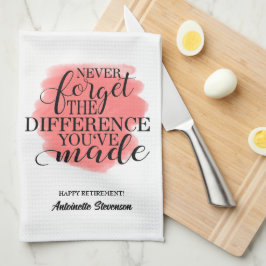 退職した キッチンタオル