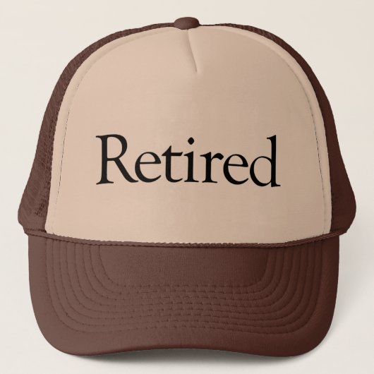 退職した キャップ (正面)