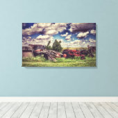 退職した キャンバスプリント (インサイチュ (ウッドフロア))