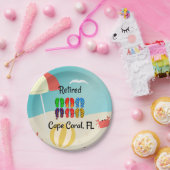 退職した- – ケープ・コーラル ペーパープレート (パーティー)