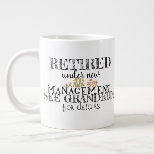 退職した ジャンボコーヒーマグカップ (左)