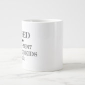 退職した ジャンボコーヒーマグカップ (正面)