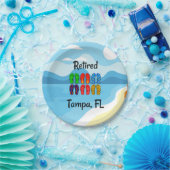 退職した- – タンパ、FL紙プレート ペーパープレート (パーティー)