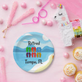 退職した- – タンパ、FL紙プレート ペーパープレート (パーティー)