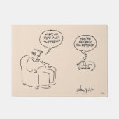 退職した ドアマット (正面)