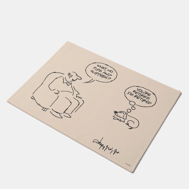 退職した ドアマット (アングル)