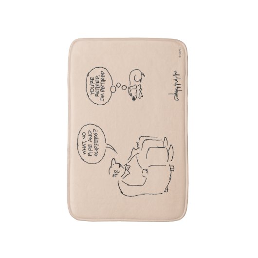 退職した バスマット (正面縦)