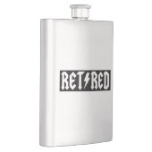 退職した フラスク (右)