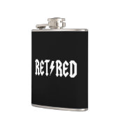 退職した フラスク (左)