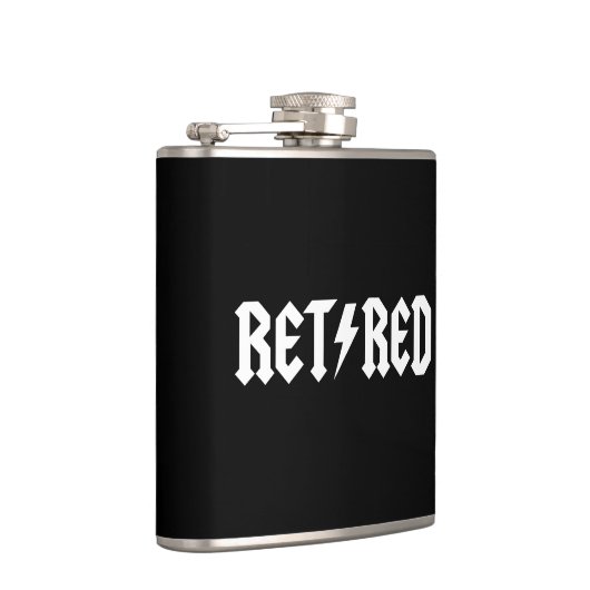 退職した フラスク (右)