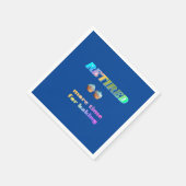 退職した...ベーキング時間 スタンダードカクテルナプキン (角)