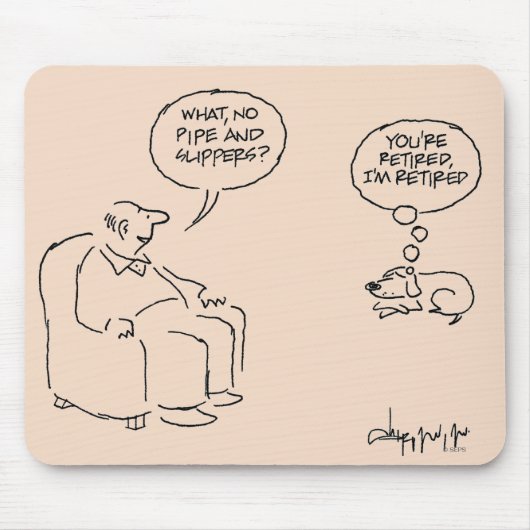 退職した マウスパッド (正面)