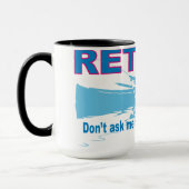 退職した マグカップ (左)