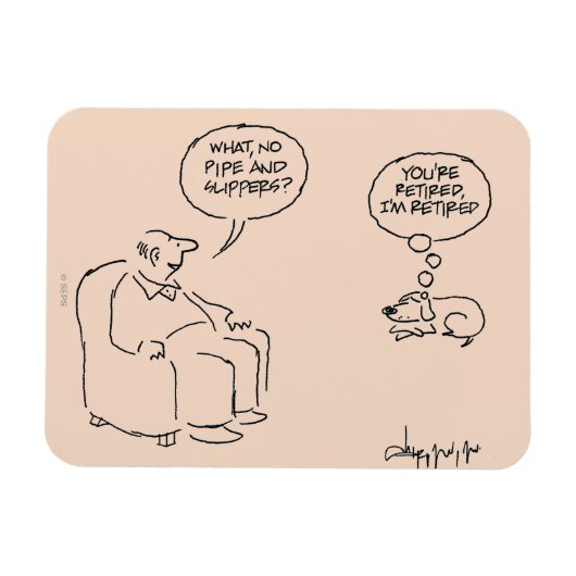 退職した マグネット (横)