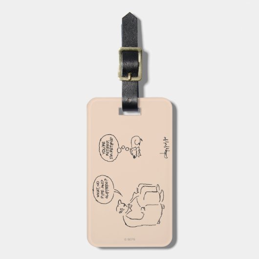 退職した ラゲッジタグ (正面縦)