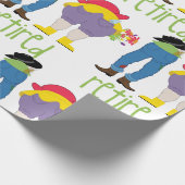 退職した ラッピングペーパー (角)