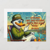 退職した&リラックス ポストカード (正面/裏面)