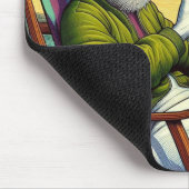 退職した&リラックス マウスパッド (コーナー)