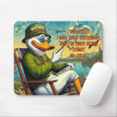 退職した&リラックス マウスパッド (マウス)