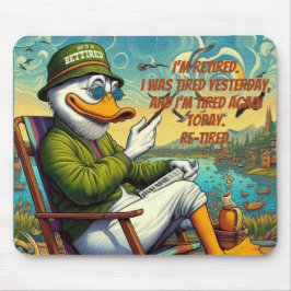 退職した&リラックス マウスパッド