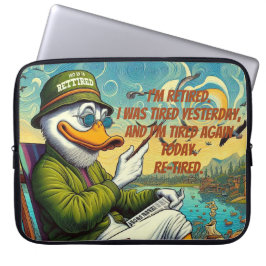 退職した&リラックス ラップトップスリーブ