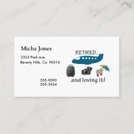 退職した、休暇それを愛します コーリングカード