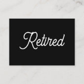 退職した 名刺 (正面)