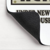 退職した.新しい管理下 マウスパッド (コーナー)