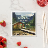 退職した...毎日は休日 スタンダードカクテルナプキン (インサイチュ)