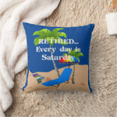 退職した...毎日は土曜日 クッション (ブランケット)