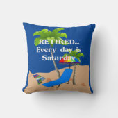 退職した...毎日は土曜日 クッション (正面)