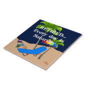 退職した...毎日は土曜日 タイル (側面)