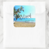 退職した...良い生活を！ スクエアシール (バッグ)