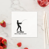 退職した，退職，パーティー スタンダードカクテルナプキン (インサイチュ)