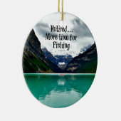 退職した...魚釣り時間の延長 セラミックオーナメント (右)