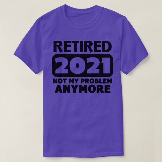 退職した 2021 4 Tシャツ (デザイン正面)