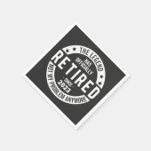 退職した 2023 スタンダードカクテルナプキン (角)