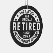 退職した 2023 セラミックオーナメント (右)