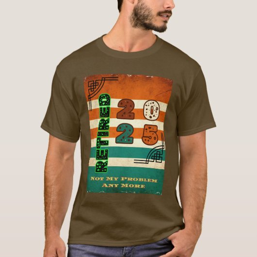 退職した 2025 Tシャツ (正面)