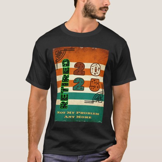 退職した 2025 Tシャツ (正面)