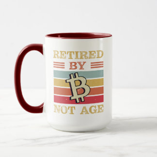 退職したBitcoinによるAge Crypto Investment おもしろい マグカップ