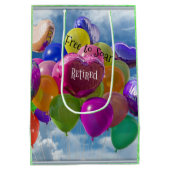 退職したFree to Soar ミディアムペーパーバッグ (裏面)