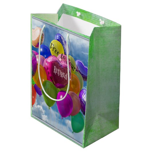 退職したFree to Soar ミディアムペーパーバッグ (裏面アングル)