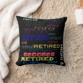 退職したNIGHT AND DAY Retirement枕 クッション (ブランケット)