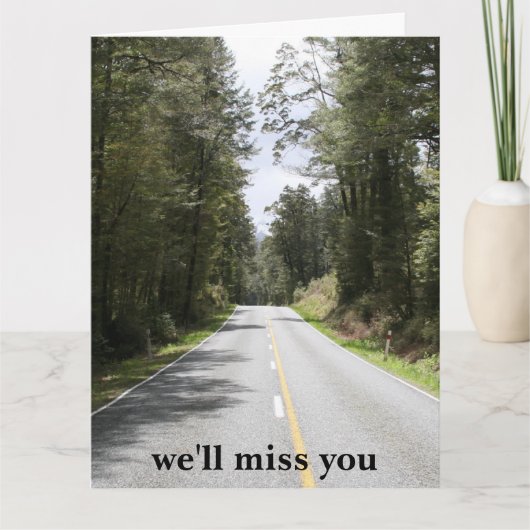 退職して大旅行をする カード (正面)