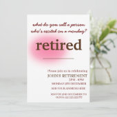 退職するのが楽しみな人をなんて呼ぶ？ 招待状 (スタンド正面)